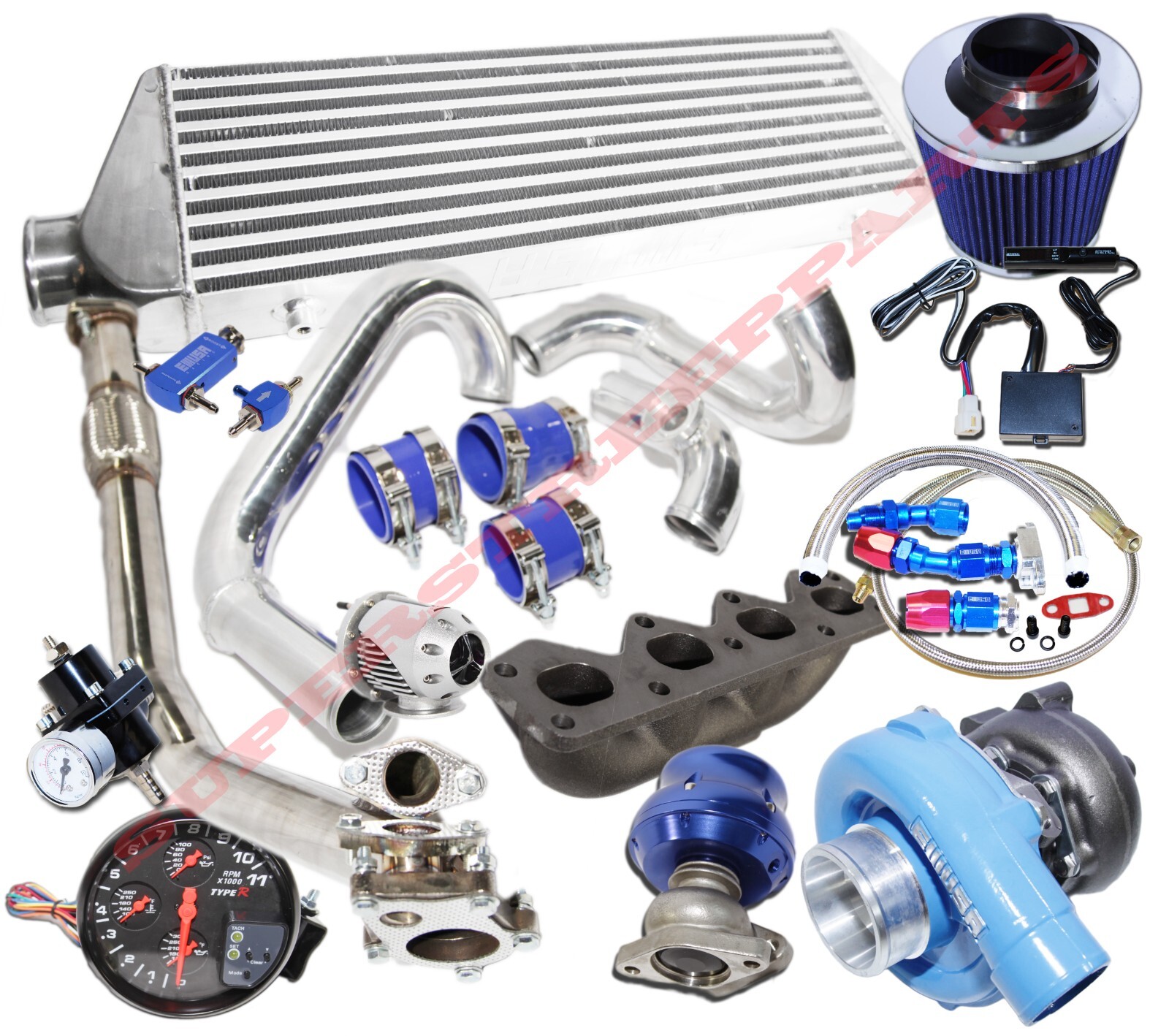 EMUSA T3/T4 Bolt-on Turbo Kit for 90-93 Mazda Miata 1.6L NA6 EMUSA T3/T4 Bolt-on Turbo Kit for 90-93 Mazda Miata 1.6L NA6