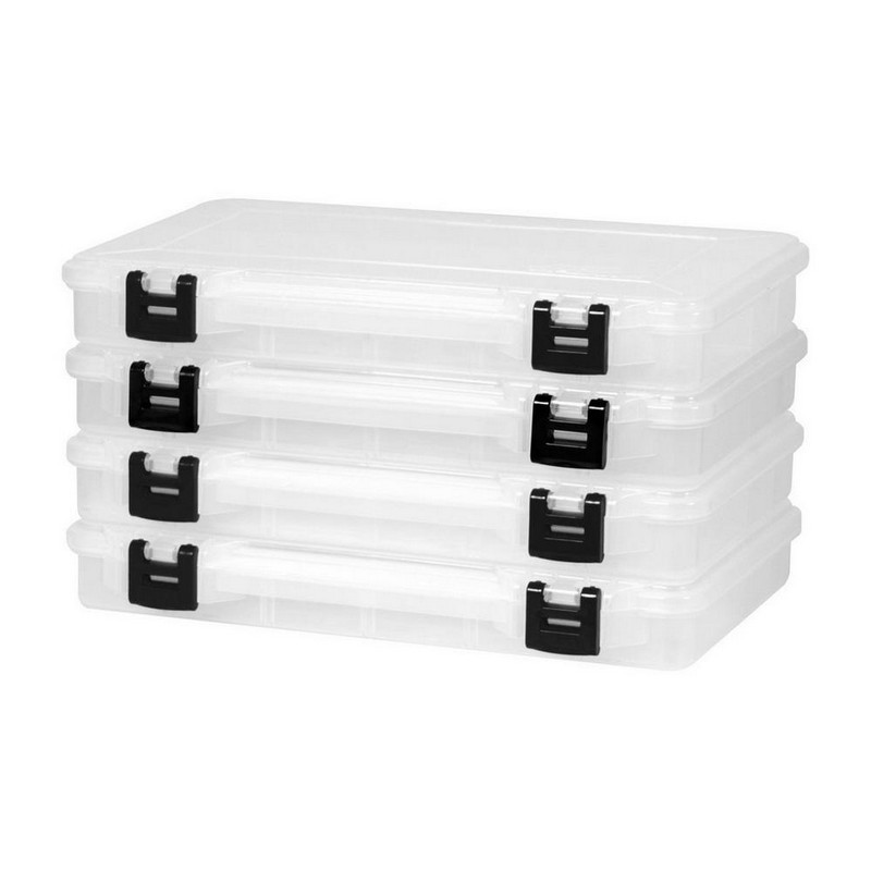 Plano PLASM374 3700 StowAway Utility Tackle Boxes - Clear - 4-Pack Plano PLASM374 3700 StowAway Utility Tackle Boxes - Clear - 4-Pack