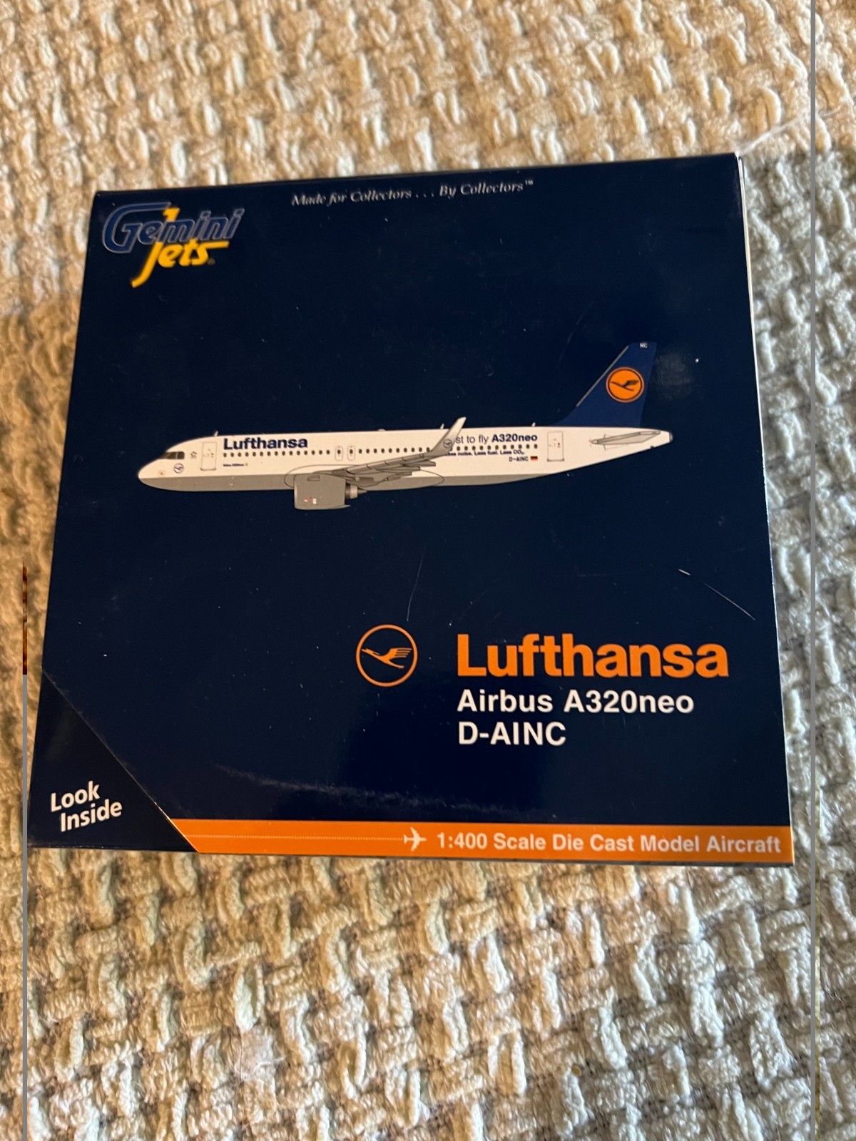 1/400 Gemini Jets Diecast Lufthansa Airbus A320neo D-AINC
