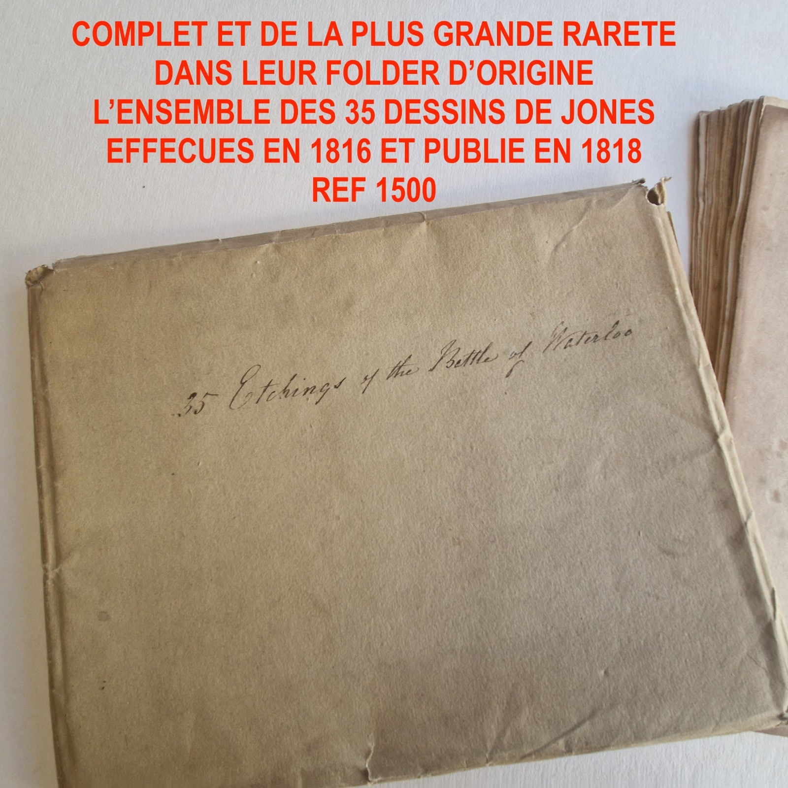 WATERLOO - 1815 - NAPOLEON - WELLINGTON - BLUCHER - REF 1500