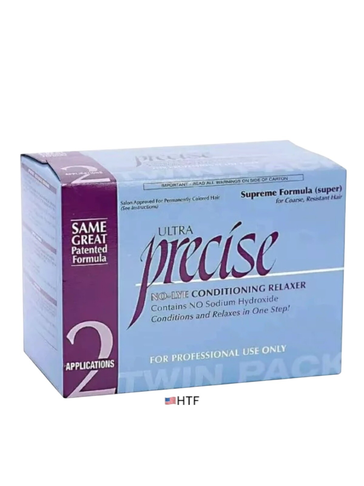 New Ultra Precise Kit Twin-Pack No-Lye Conditioner Relaxer Coarse Resistant Hair New Ultra Precise Kit Twin-Pack No-Lye Conditioner Relaxer Coarse Resistant Hair