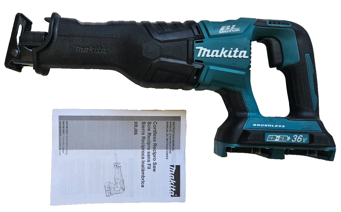 Makita 36V (18V X2) LXT® Brushless Reciprocating Saw Tool Only XRJ06Z