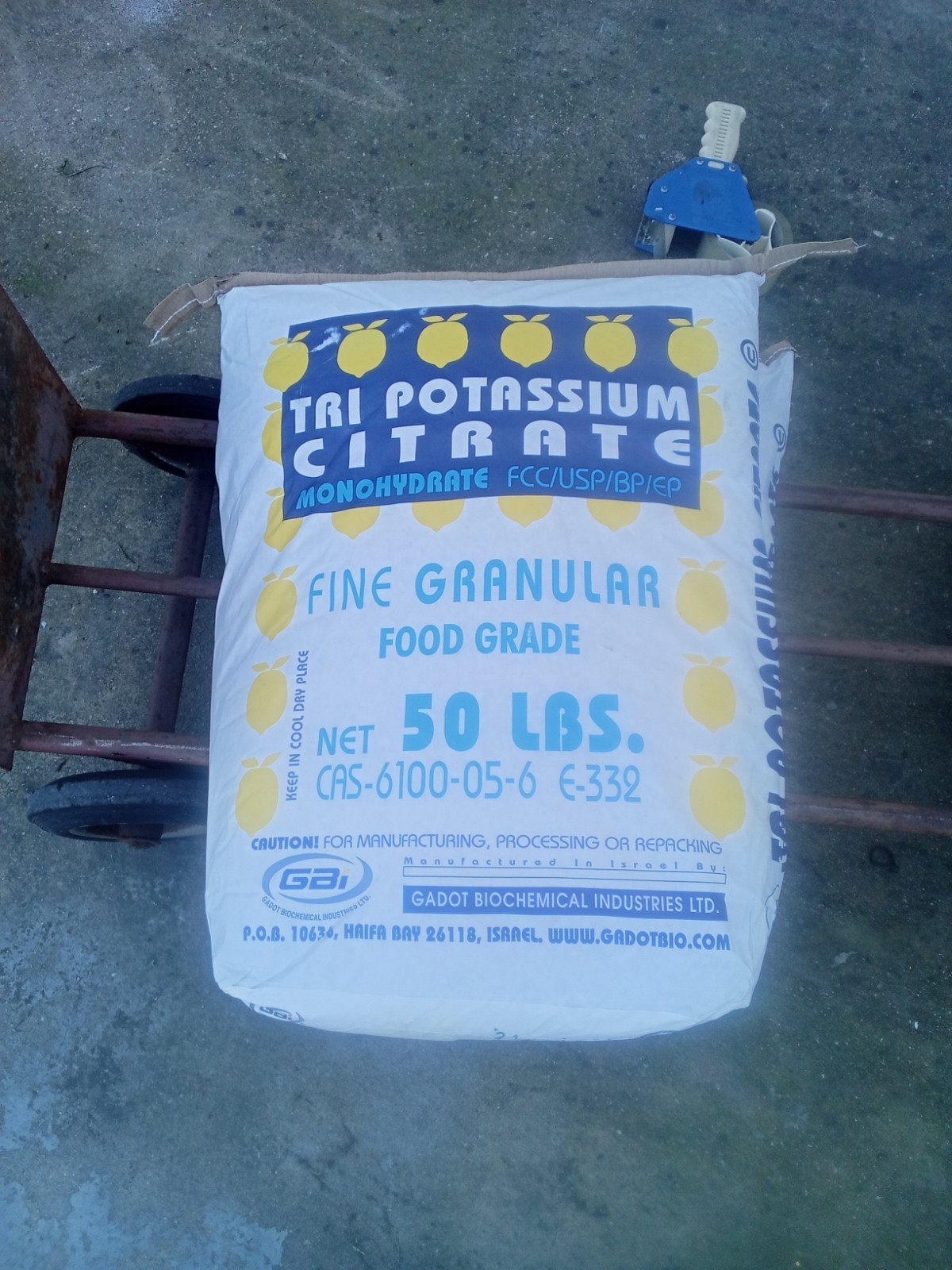 Tri Potassium Citate 50lbs Food Grandular Food Grade Tri Potassium Citate 50lbs Food Grandular Food Grade