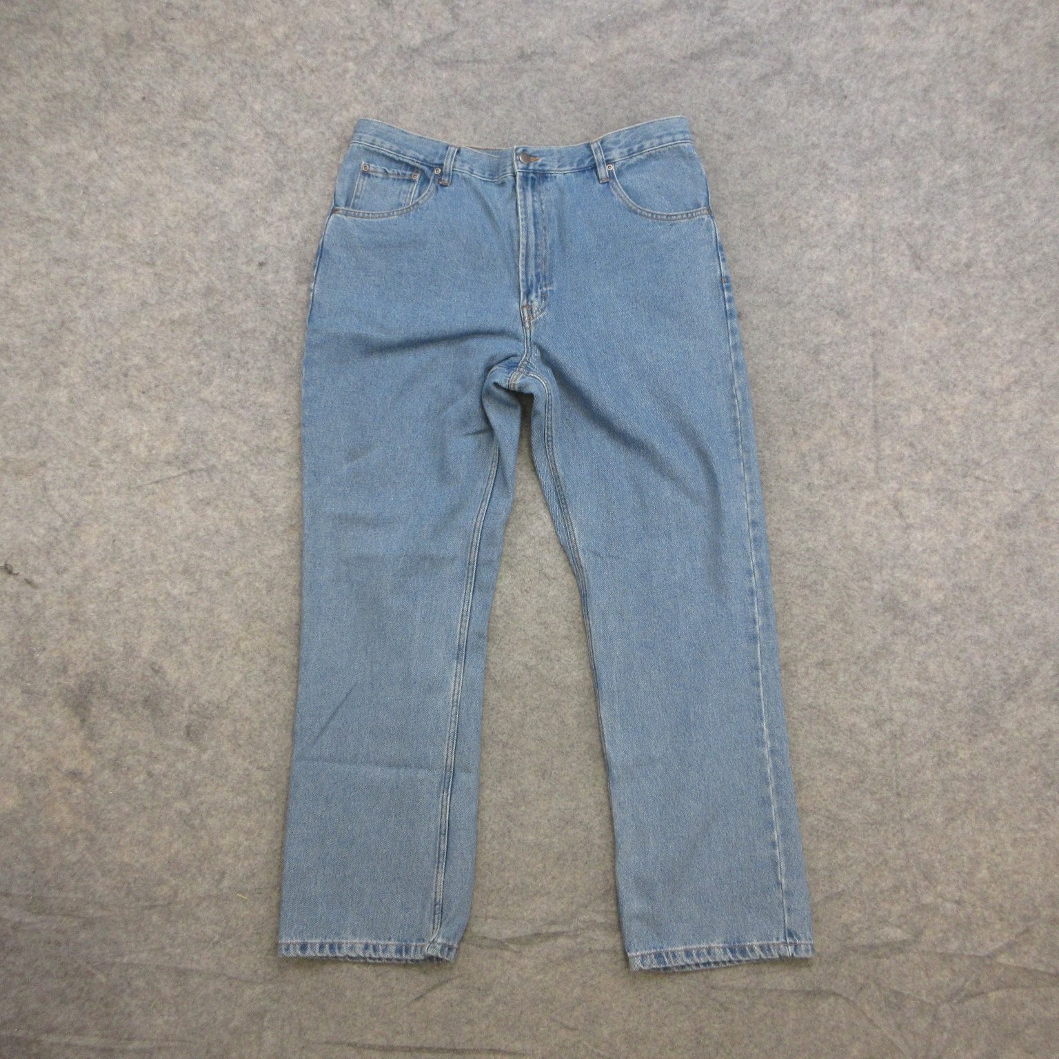 David Taylor Men’s Jeans Light Wash 38x32 100% Cotton Recycled Denim