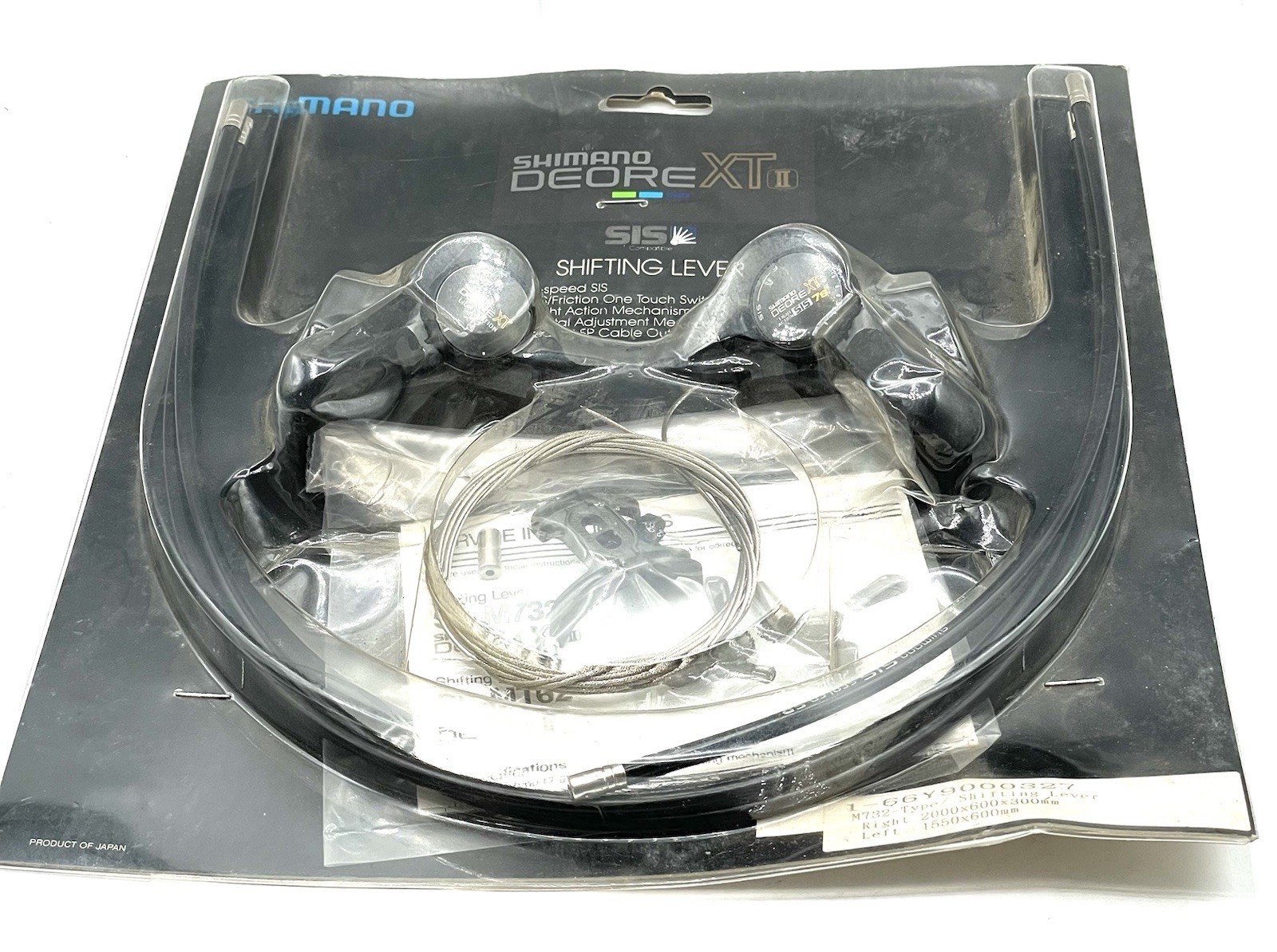 Shimano Deore XT SL-M732 3x7 MTB Thumb Shifters Vintage SIS Thumbies NOS NIB