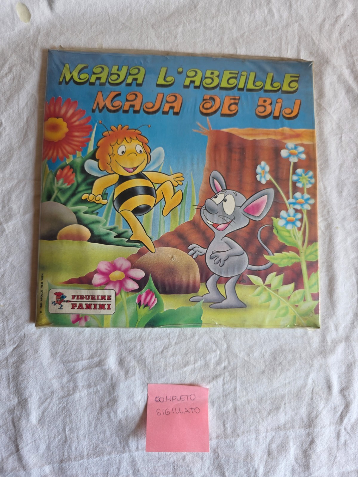 1980 Panini MAYA L'ABEILLE / MAJA DE BIJ Album + Figure SEALED Blister Mint