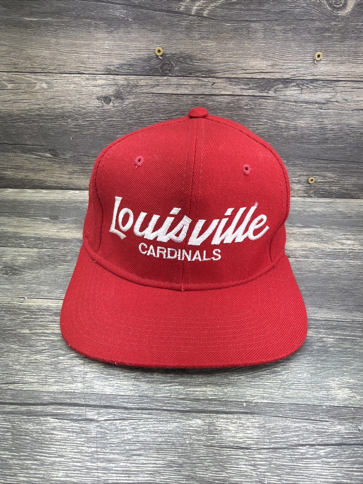 Vintage Louisville Cardinals Sport Specialties Hat Red Adjustable Snapback Cap Vintage Louisville Cardinals Sport Specialties Hat Red Adjustable Snapback Cap