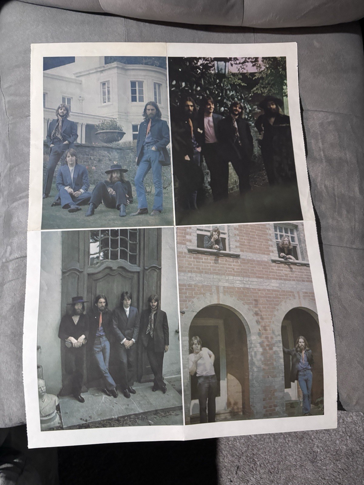 Beatles 1969 Abbey Road Promo Poster Beatles 1969 Abbey Road Promo Poster