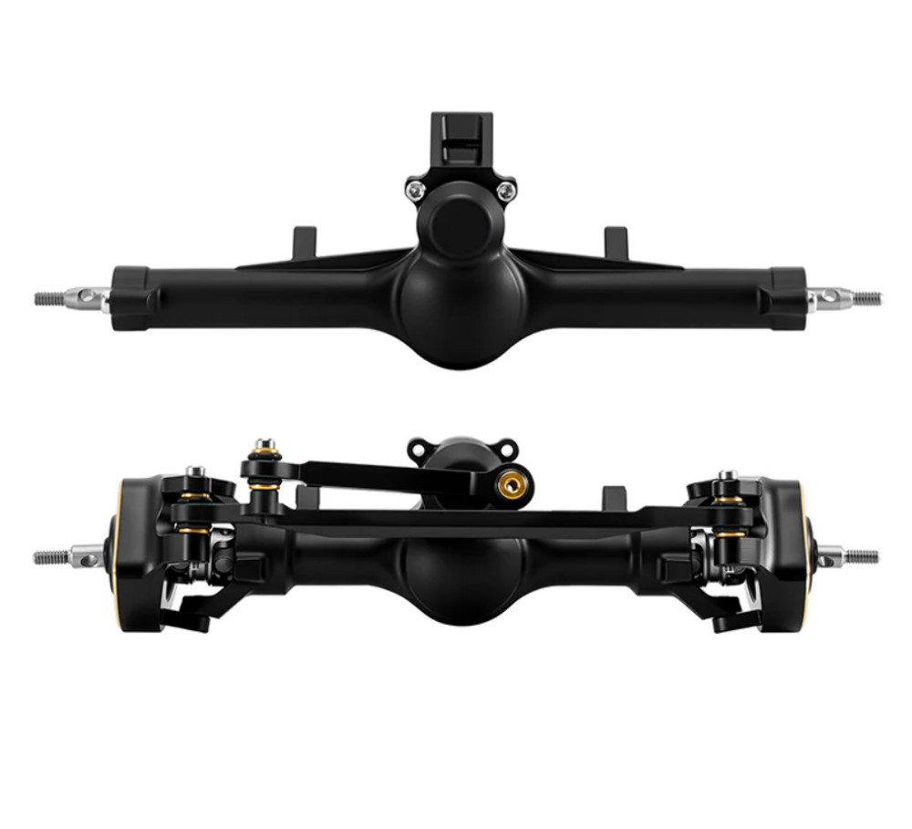 INJORA +4mm Nylon Planet Axles with Double Joint Shafts for 1/24 SCX24-195BKFR