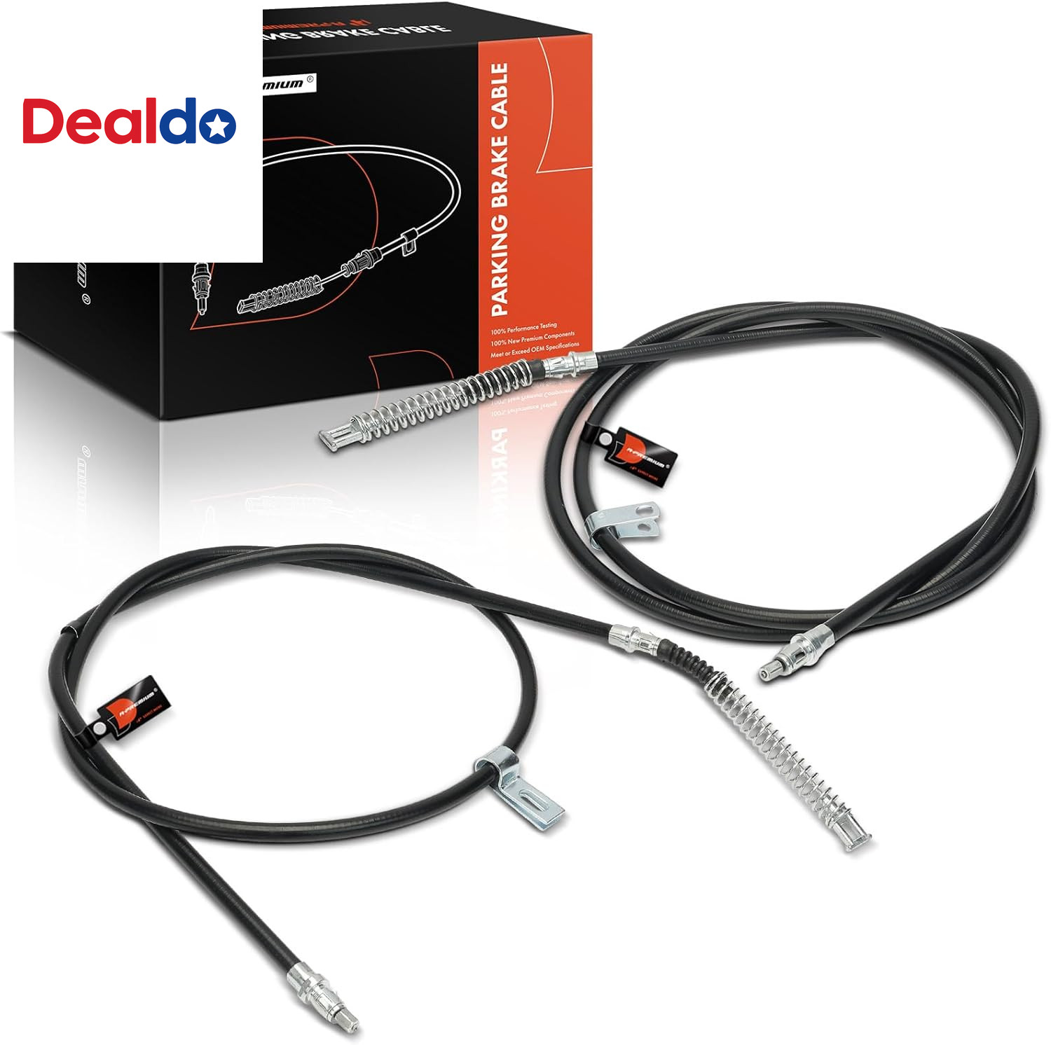 Rear Driver and Passenger Side Parking Brake Cable Assembly Compatible with Chev Rear Driver and Passenger Side Parking Brake Cable Assembly Compatible with Chev