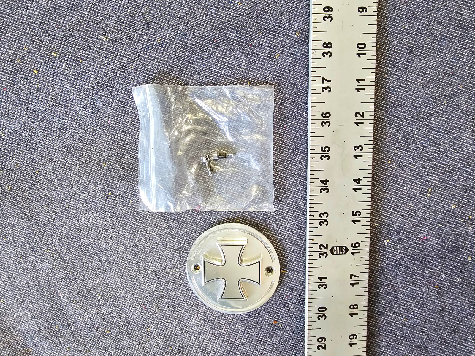 Motorcycle Points Cover Vintage Iron Cross Harley Davidson Motorcycle Points Cover Vintage Iron Cross Harley Davidson