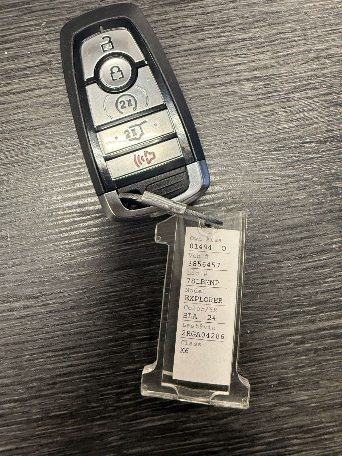 OEM Ford Explorer Key Fob JL1T-15K601-BC 5 Button Remote Start Used