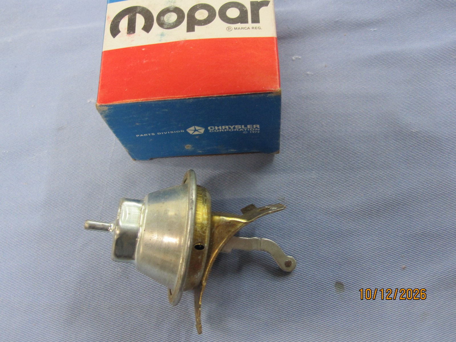 NOS 1972 Charger GTX R-Runner Imperial W/400 440 Mopar Vacuum Advance #3656310 NOS 1972 Charger GTX R-Runner Imperial W/400 440 Mopar Vacuum Advance #3656310