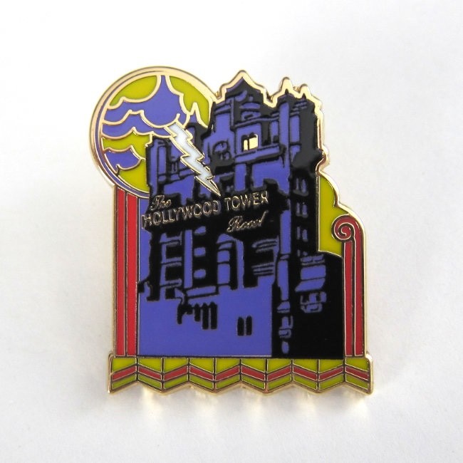 Disney Pins Tower of Terror Hollywood Studios Booster Collection Pin