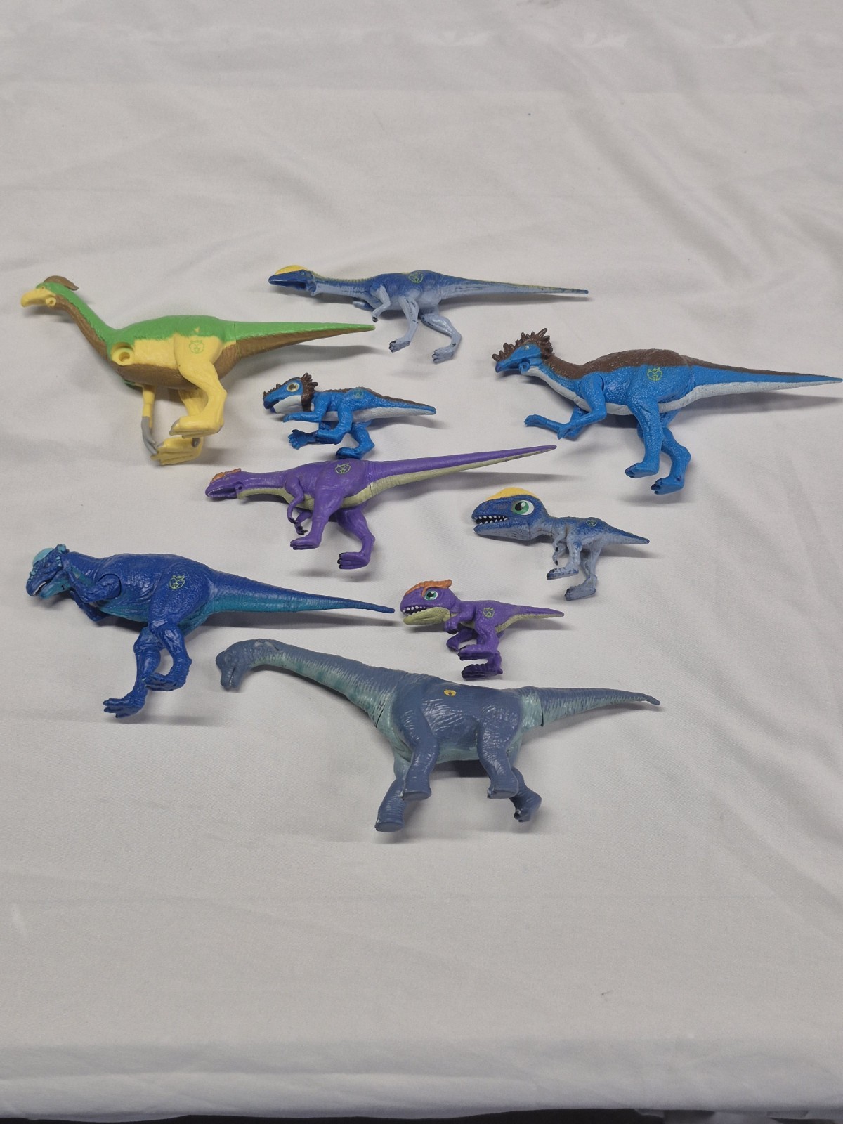 Dinosaur King Sega Sunrise Playmates Lot of 9 Dinosaur Figures Vintage 2008