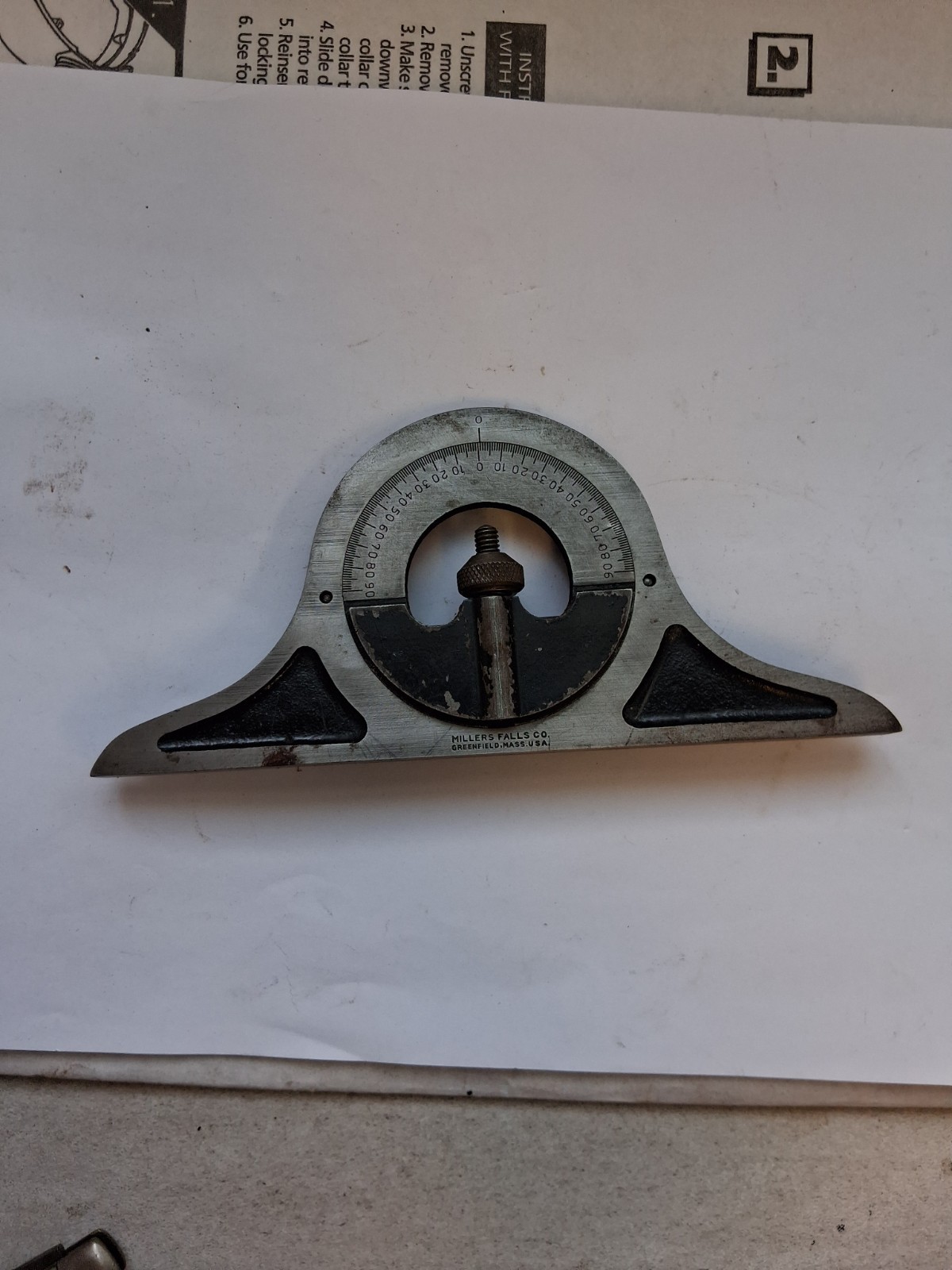 Vintage Millers Falls Co. protimeter head, made Greenfield, Massachusetts#AC Vintage Millers Falls Co. protimeter head, made Greenfield, Massachusetts#AC