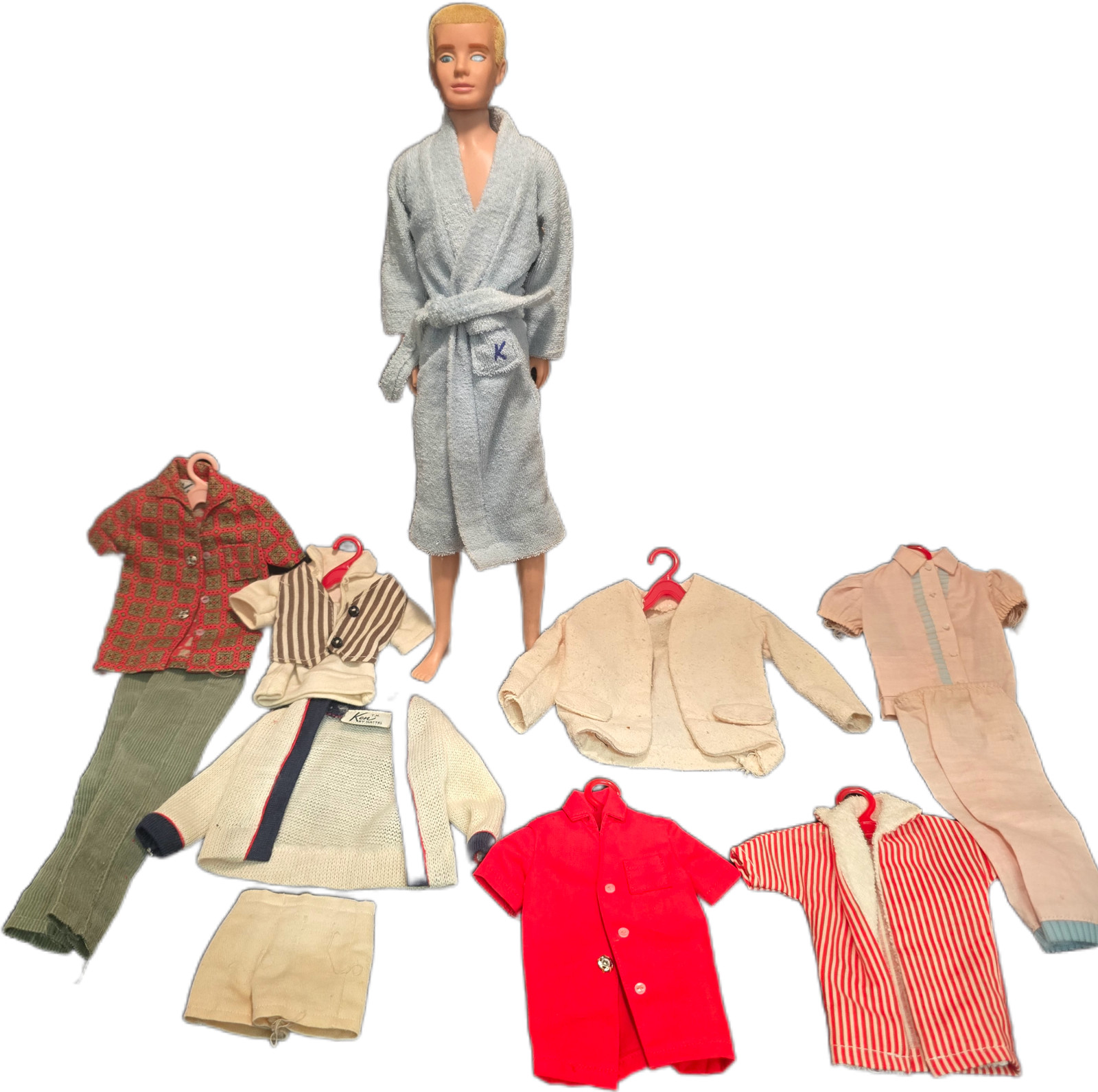 Vintage 1960s Ken Doll & Huge Lot Clothes & Accessories Vintage 1960s Ken Doll & Huge Lot Clothes & Accessories