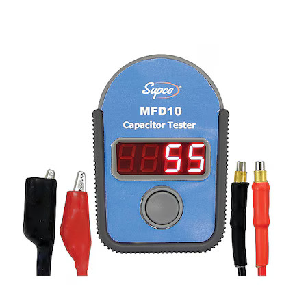 Supco Mfd10 Capacitor Tester, Digital Display, Cat I