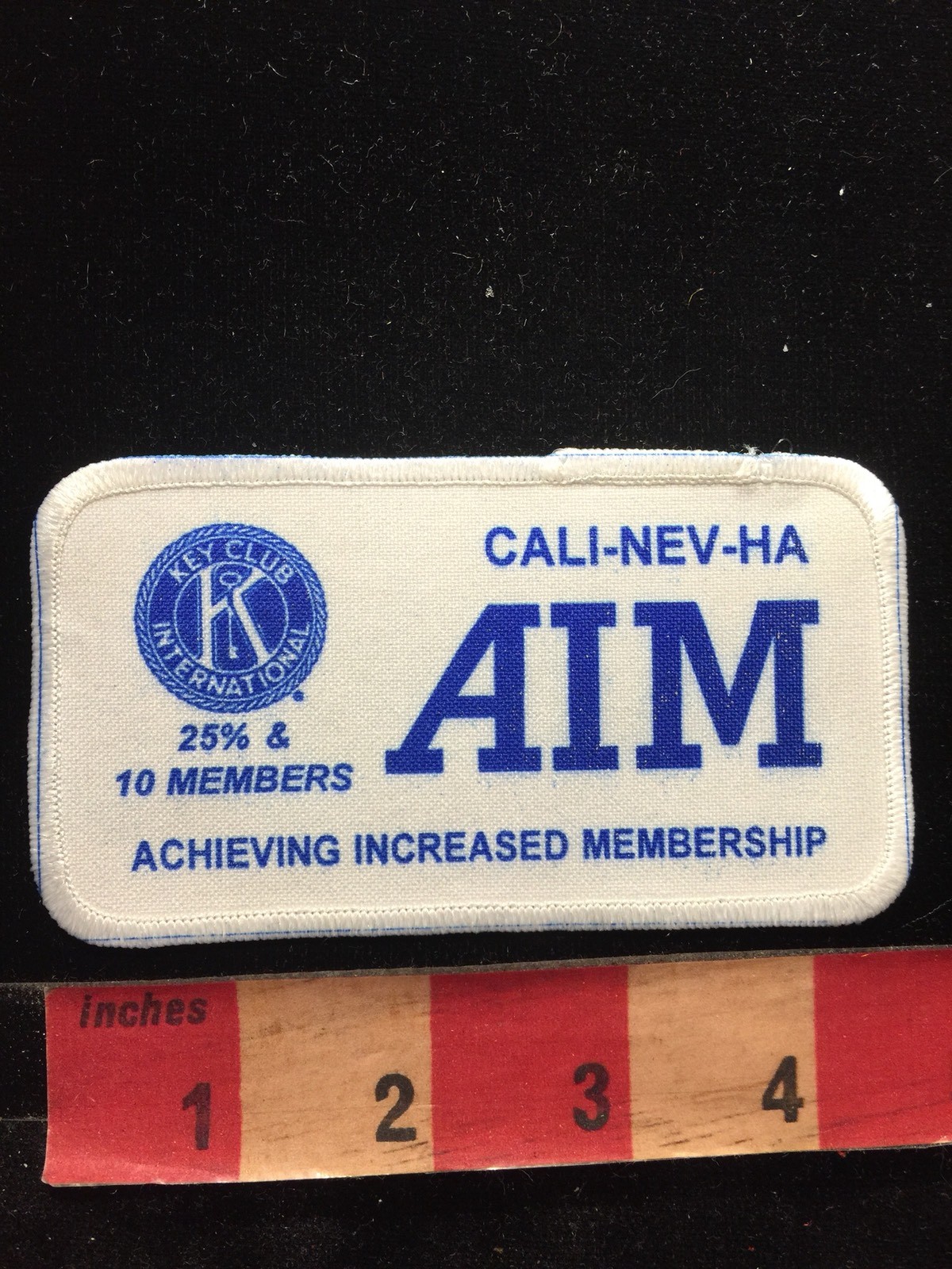 CALIFORNIA NEVADA HAWAII AIM KEY CLUB INTERNATIONAL PATCH 86H