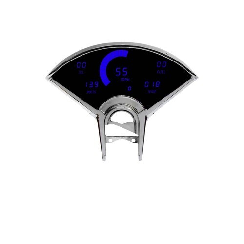 1955-1956 Bel Air Digital Gauges Blue LED Intellitronix DP1101B Made In USA