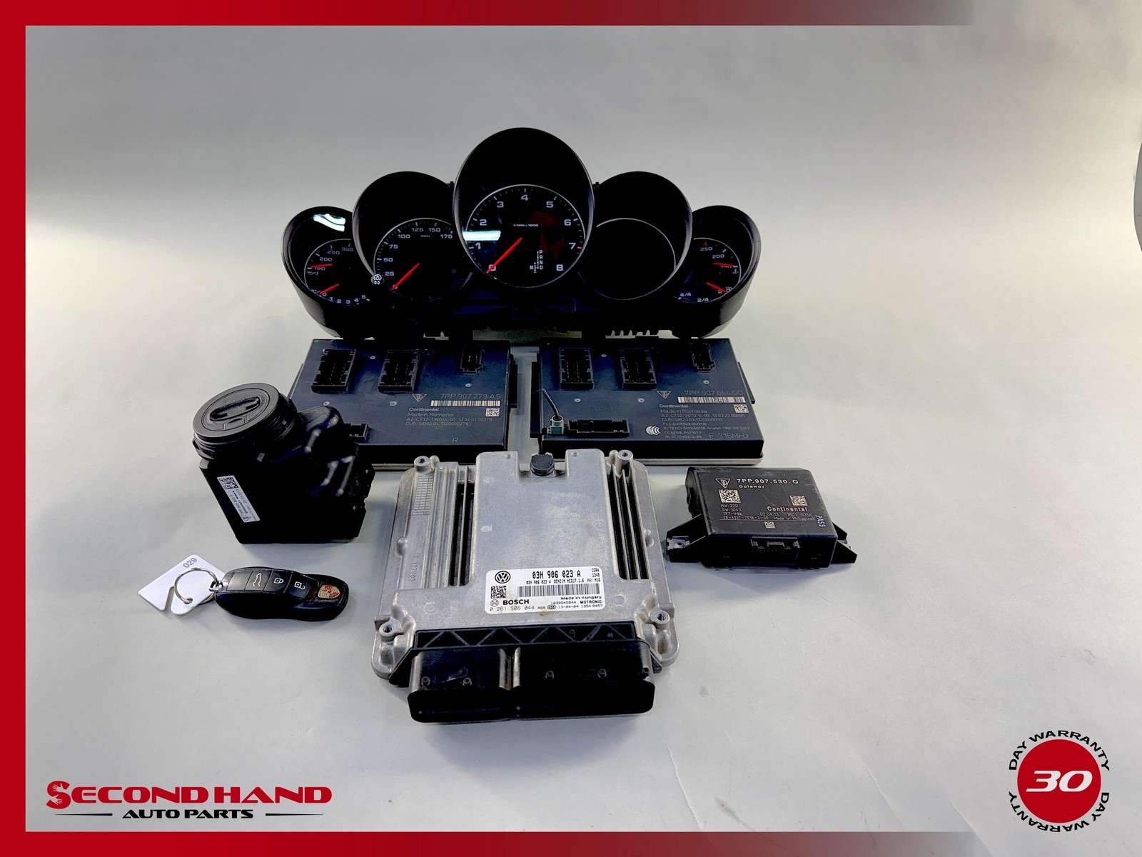 11-18 PORSCHE CAYENNE (958) 3.6L ECM BCM CLUSTER GATEWAY IGNITION KEY SET 11-18 PORSCHE CAYENNE (958) 3.6L ECM BCM CLUSTER GATEWAY IGNITION KEY SET