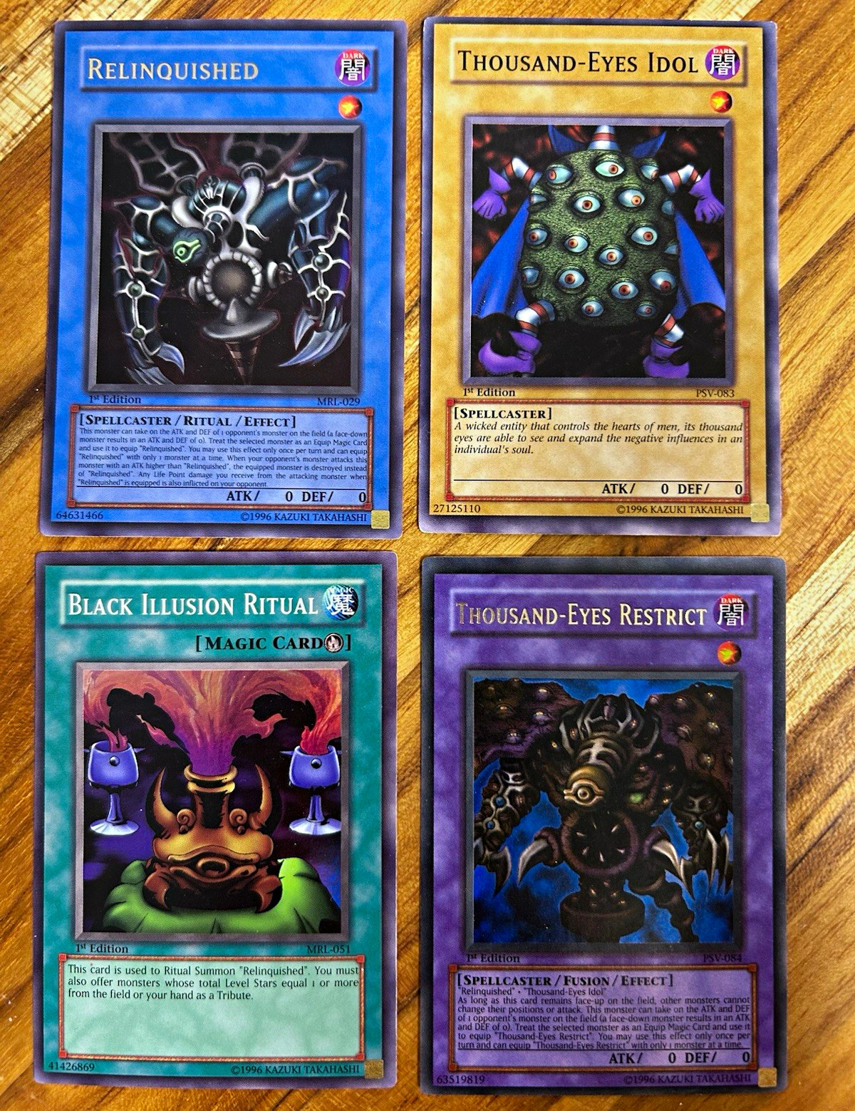 Yu-Gi-Oh Relinquished NA 1st Edition MRL-029 Lot