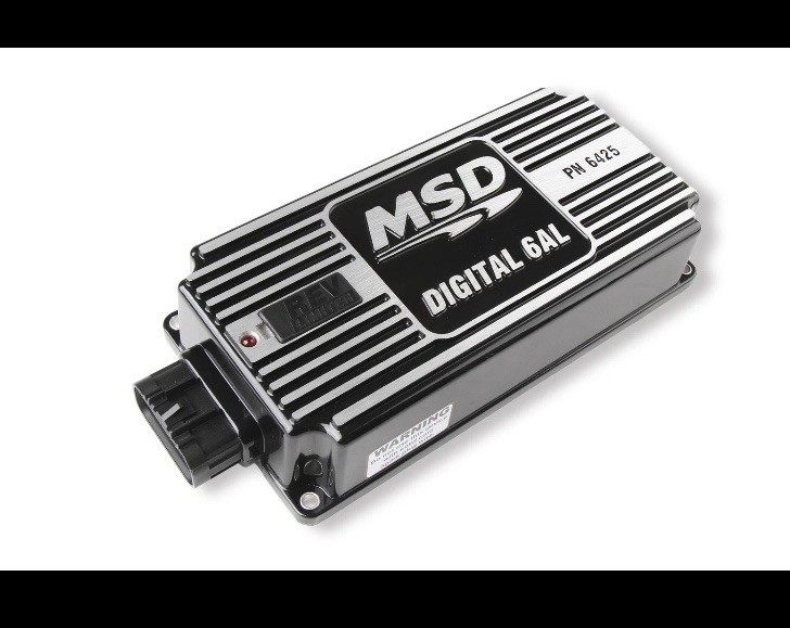 MSD 64253 Black, 6AL, Digital Ignition w/Rev Control - Black 6425