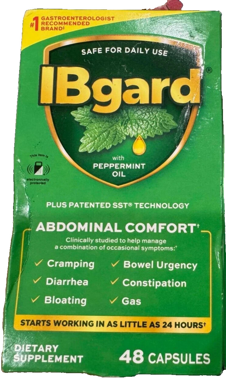IBgard for Irritable Bowel Syndrome 48 Capsules Expires2027++ IB Gard NEW SHIP IBgard for Irritable Bowel Syndrome 48 Capsules Expires2027++ IB Gard NEW SHIP