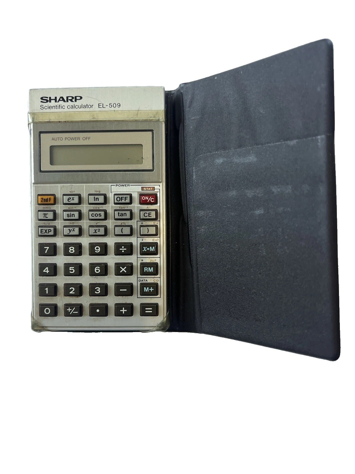 Vintage 1981 Sharp EL-509 Scientific Calculator w/ Hard Case Made in Japan