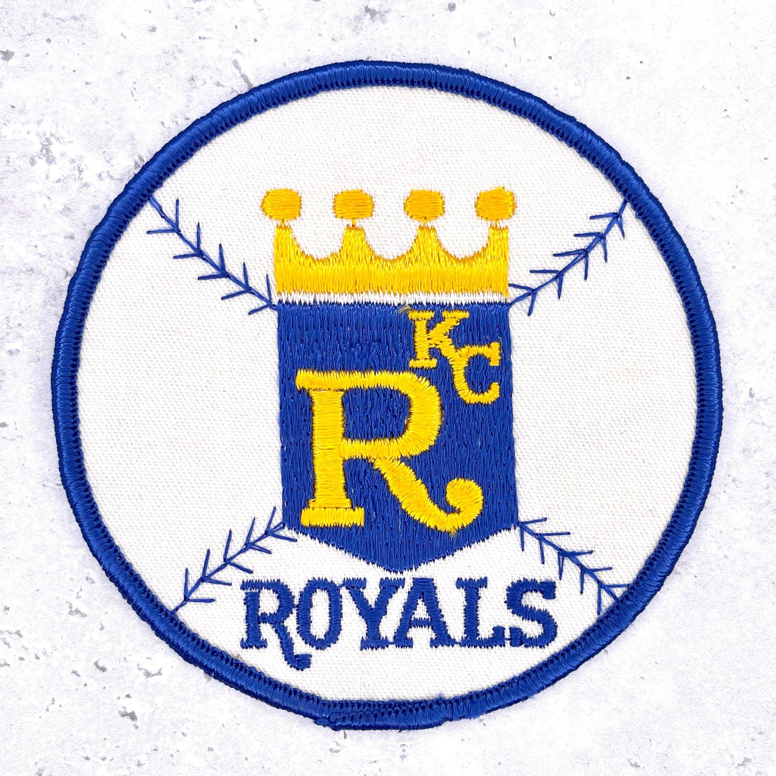 Vintage Kansas City Royals Patch • MLB Crown 70s 80s Logo • Sew-On 4\ Vintage Kansas City Royals Patch • MLB Crown 70s 80s Logo • Sew-On 4\