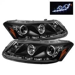 Spyder Auto 5010667 DRL LED Projector Headlights for 08-12 Honda Accord