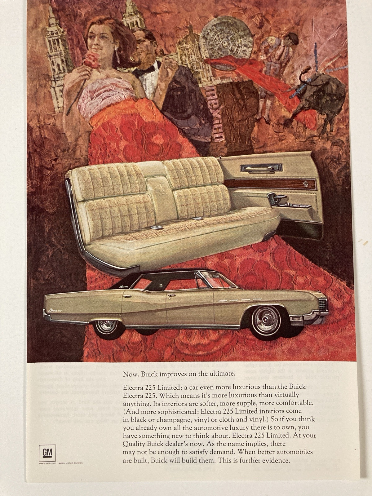1967 Buick Electra 225 Limited Print Ad Improve On The Ultimate