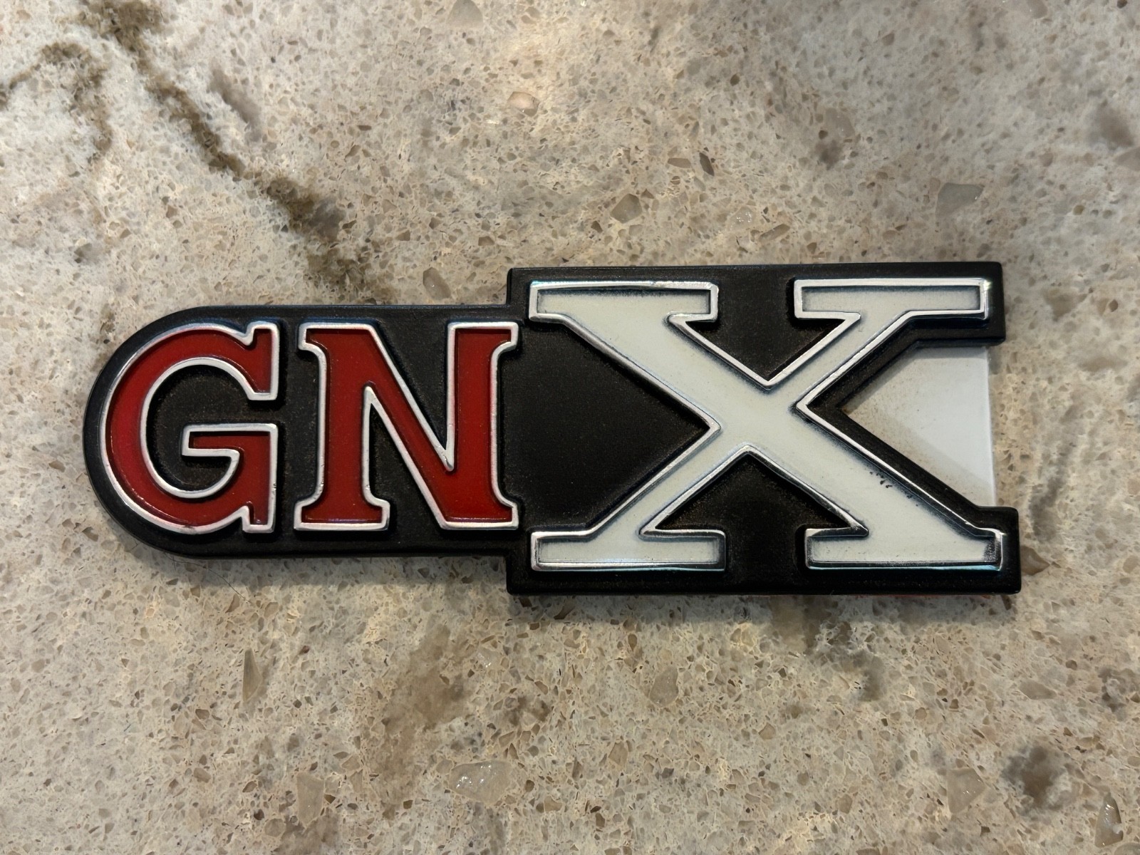 NOS 1987 GNX Emblem Grill Emblem GM # 1233292 NOS 1987 GNX Emblem Grill Emblem GM # 1233292