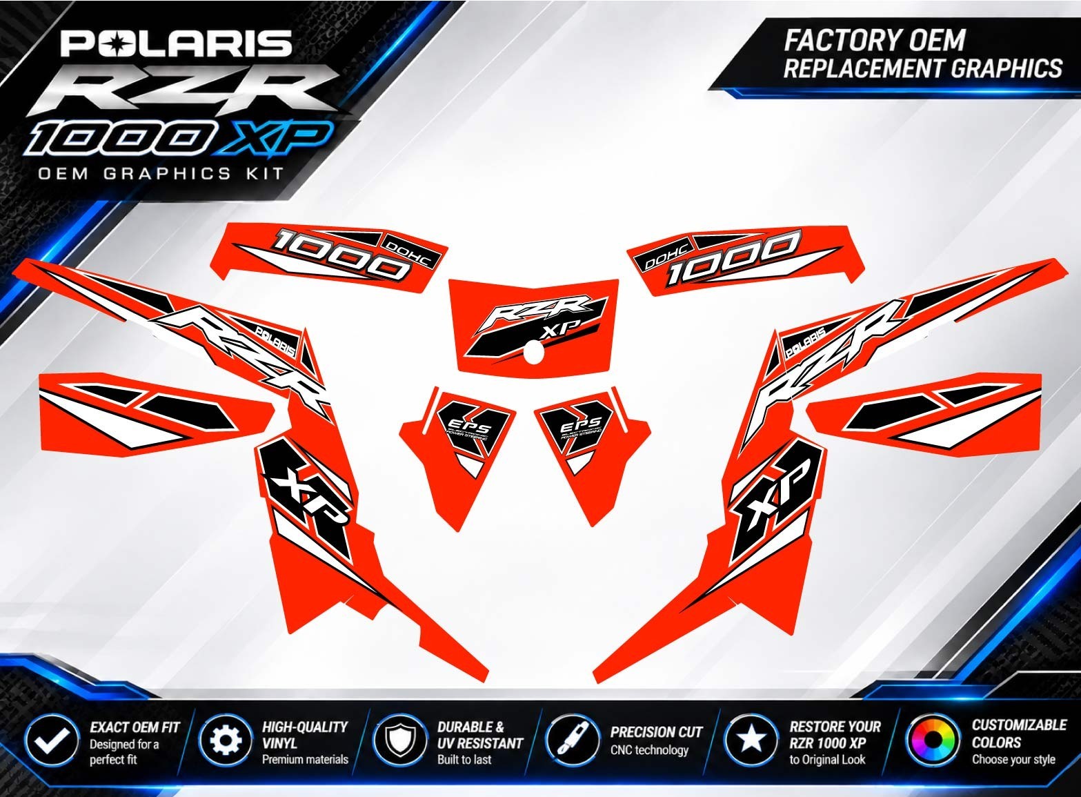 Polaris RZR XP 1000 EPS 2 doors HAVASU RED PEARL OEM Polaris RZR XP 1000 EPS 2 doors HAVASU RED PEARL OEM