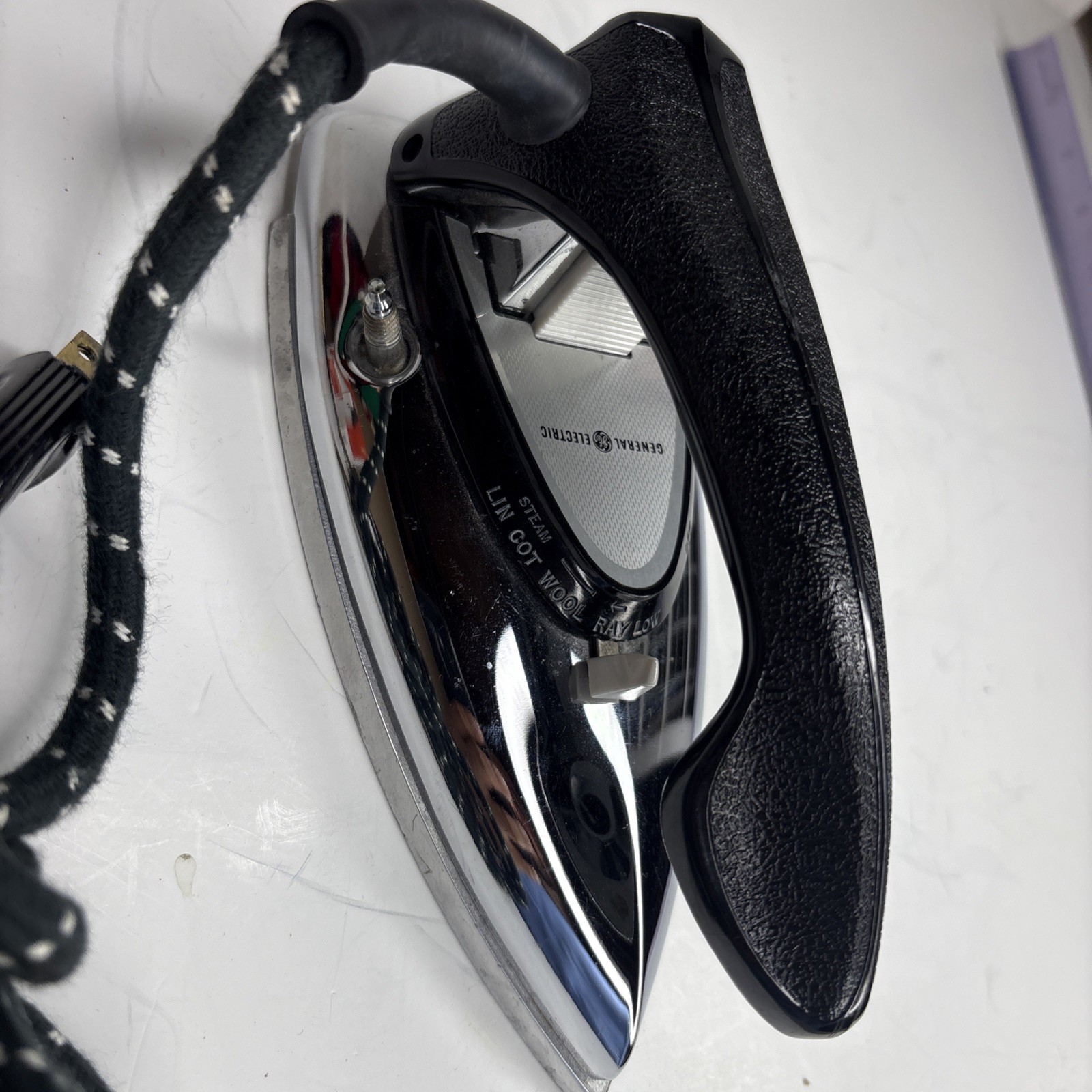 Vintage Mid-Century General Electric Travel Iron Model 23F49 tested Vintage Mid-Century General Electric Travel Iron Model 23F49 tested
