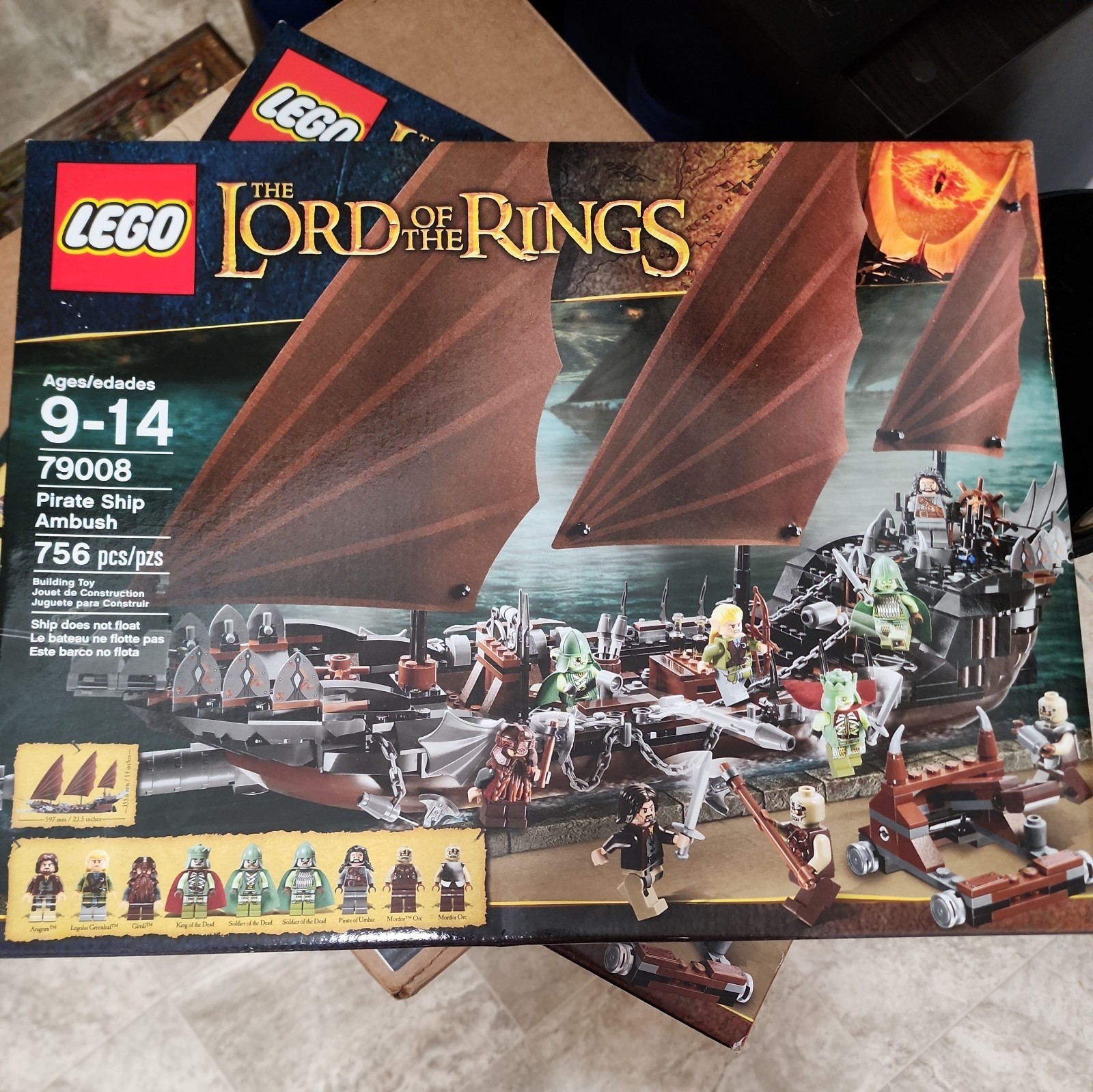 LEGO Lord of the Rings: Pirate Ship Ambush (79008) New Sealed Box NISB LEGO Lord of the Rings: Pirate Ship Ambush (79008) New Sealed Box NISB
