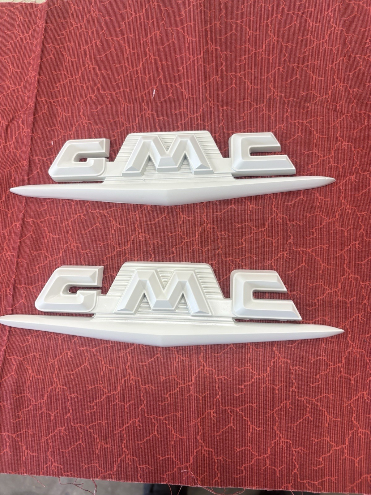 1958 1959 GMC Pickup Truck Fender Emblem OEM Part # 2362154 1958 1959 GMC Pickup Truck Fender Emblem OEM Part # 2362154