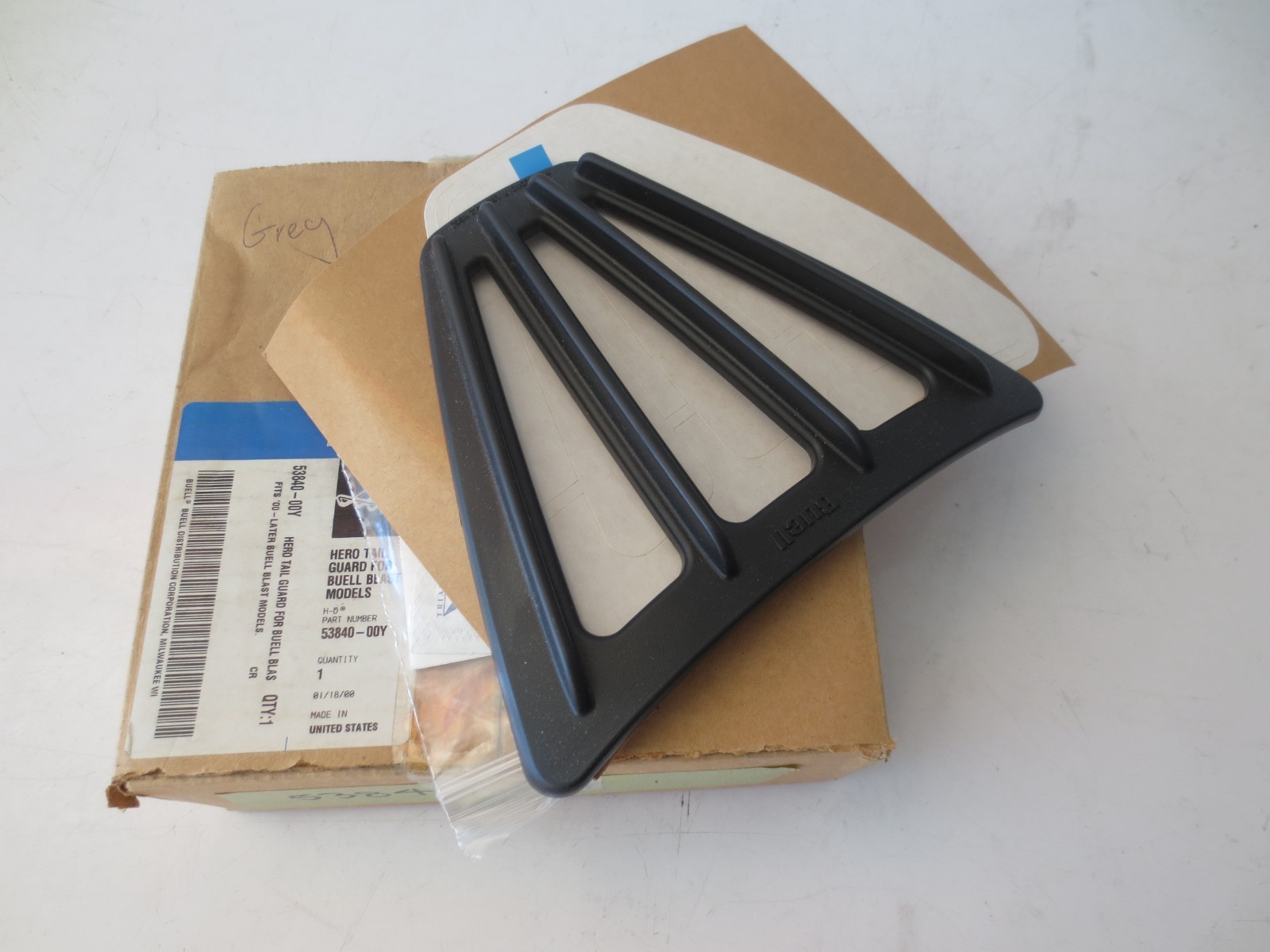 NEW Genuine Buell OEM Hero Tail Guard Luggage Rack 53840-00Y