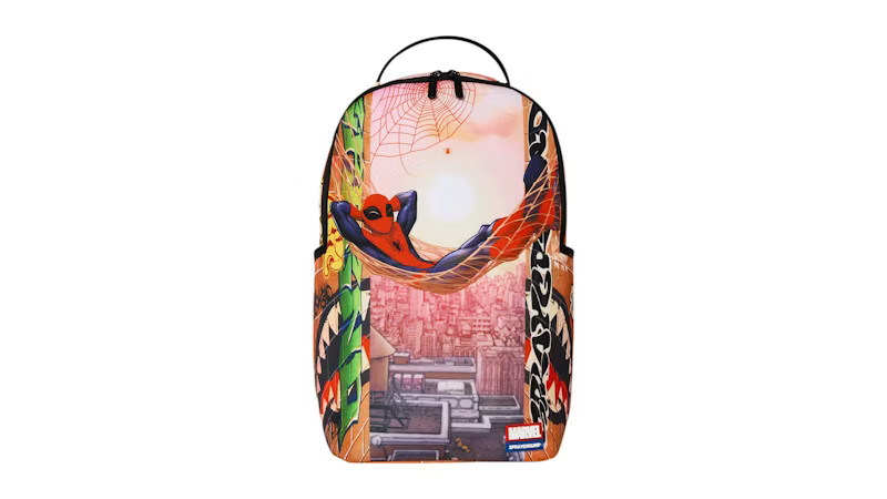 Size US - Sprayground Marvel Spiderman Chillin Backpack Multicolor - New Size US - Sprayground Marvel Spiderman Chillin Backpack Multicolor - New