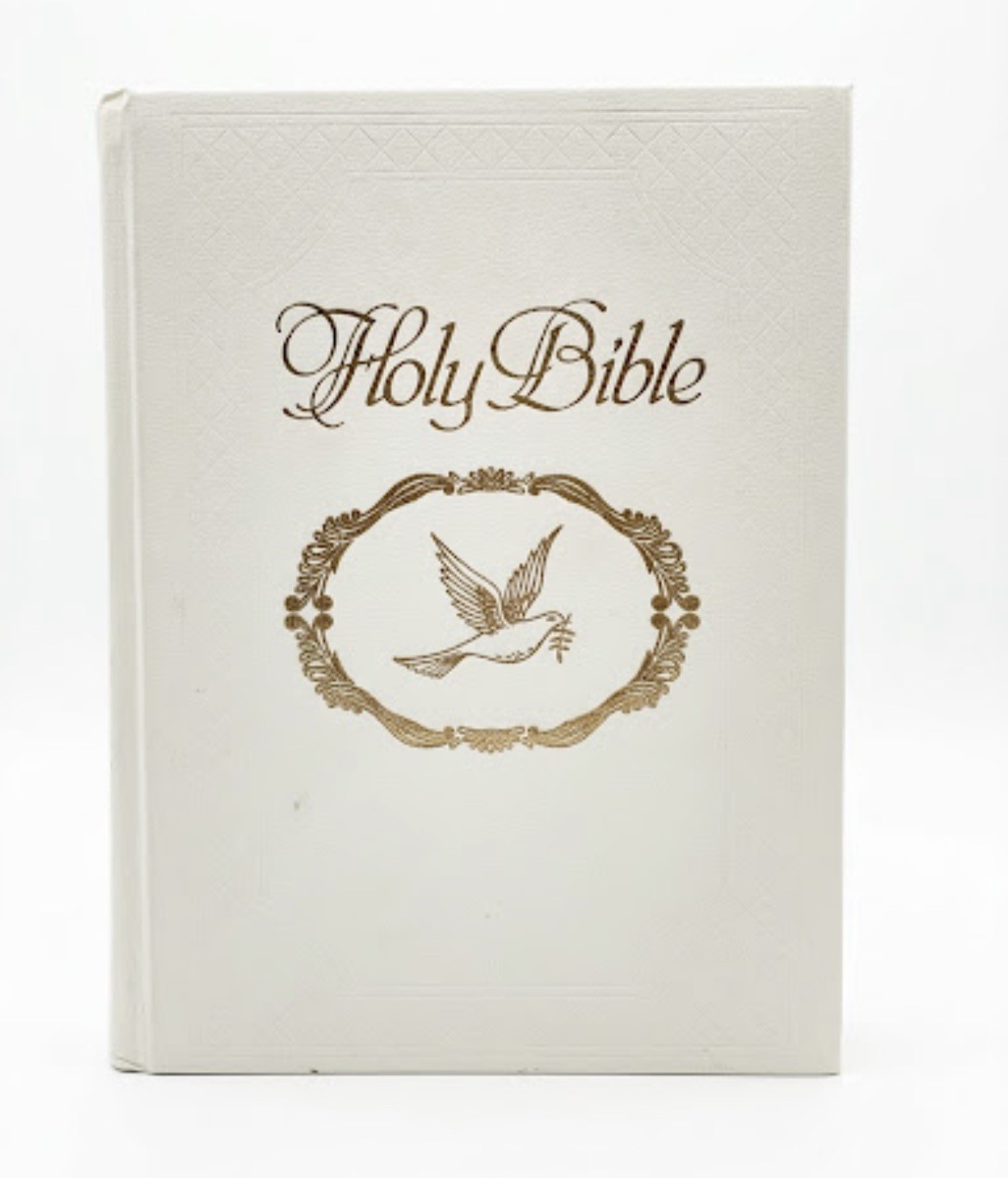 Vintage 1971 Holy Bible KJV Dove Of Peace Large Family HC Illustrated Red Letter Vintage 1971 Holy Bible KJV Dove Of Peace Large Family HC Illustrated Red Letter