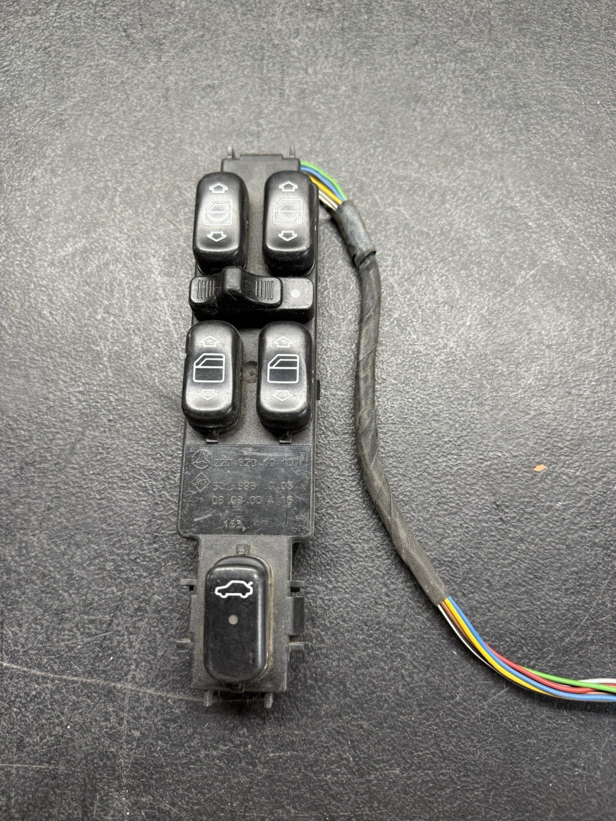 2000-2002 Mercedes S430 S500 W220 Oem Driver Master power Window switch #N42 2000-2002 Mercedes S430 S500 W220 Oem Driver Master power Window switch #N42