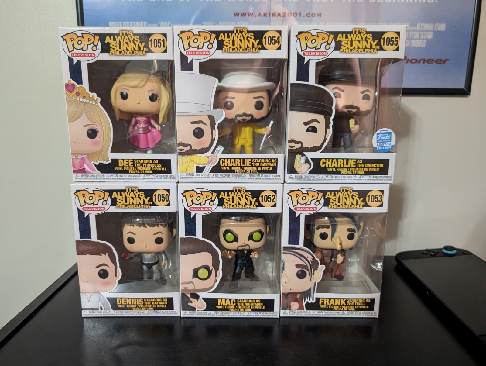 It\'s Always Sunny In Philadelphia Funko Pop Complete Set + LE Director Charlie It\'s Always Sunny In Philadelphia Funko Pop Complete Set + LE Director Charlie