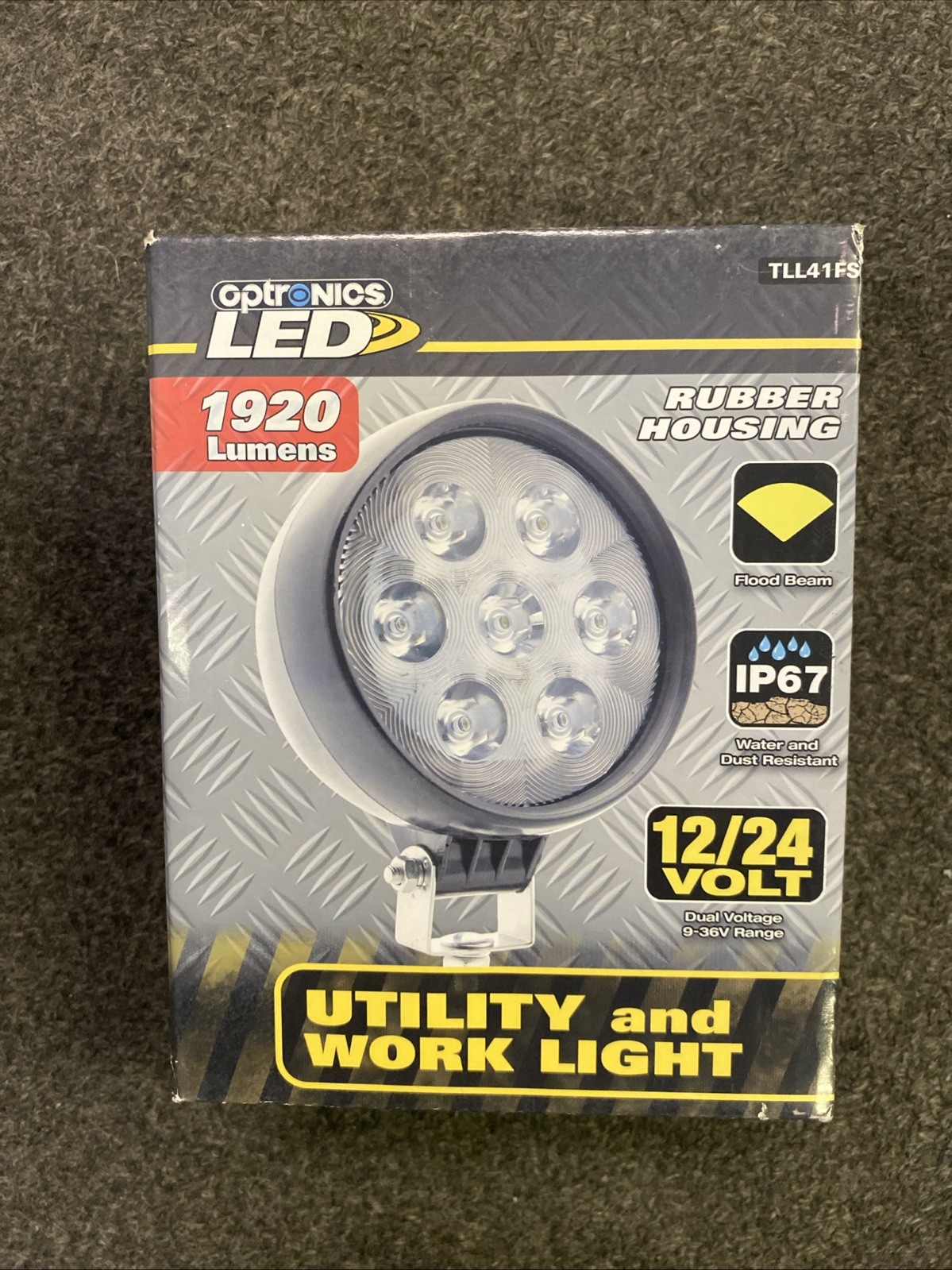 NEW - Optronics TLL41FS LED Rubber Housing Work Light 12-24 volt 1920 Lumens NEW - Optronics TLL41FS LED Rubber Housing Work Light 12-24 volt 1920 Lumens