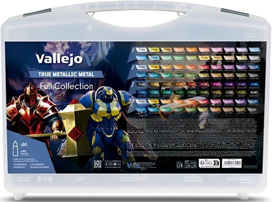 VALLEJO: TRUE METALLIC METAL COLOR CASE VALLEJO: TRUE METALLIC METAL COLOR CASE