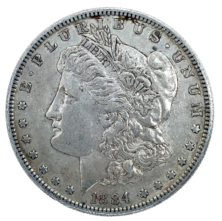 1884 S Morgan Silver Dollar  VF/XF  $1 U.S Coin # 3003