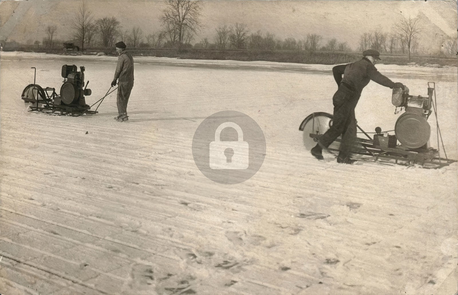 ICE CUTTING Lake JACKSON MI Michigan RPPC Photo Postcard COPY ICE CUTTING Lake JACKSON MI Michigan RPPC Photo Postcard COPY