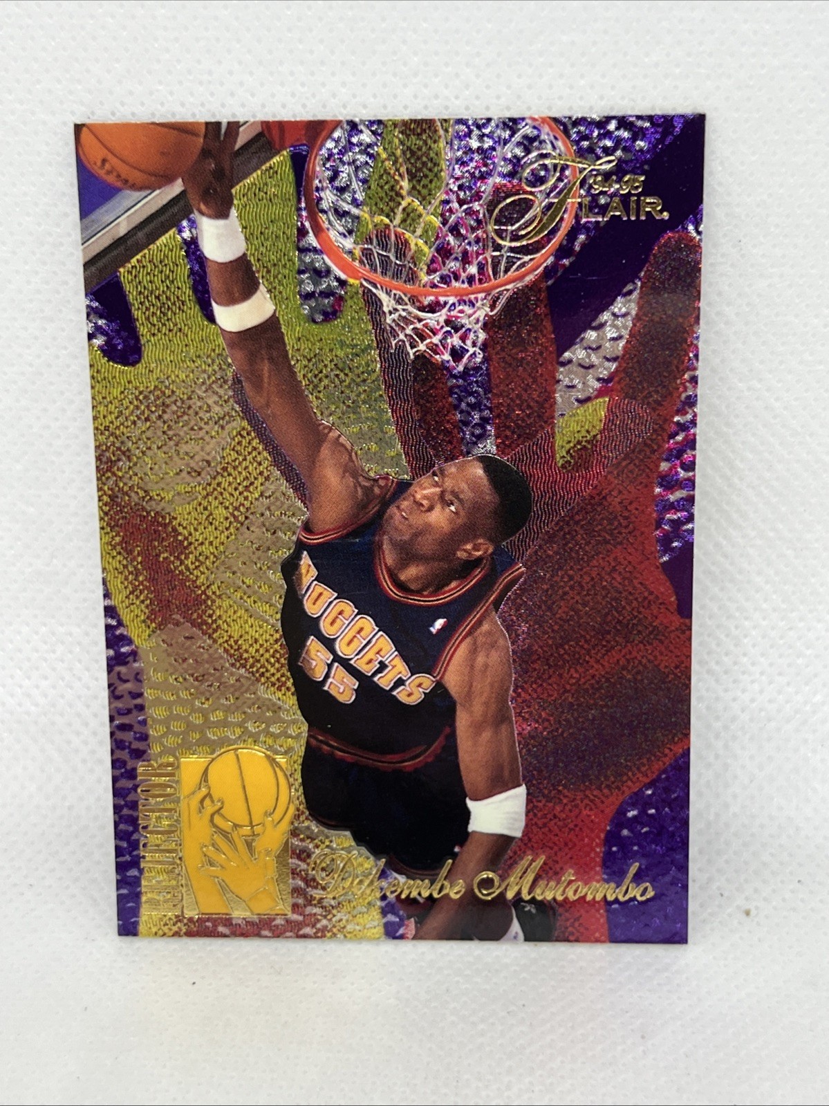 Dikembe Mutombo 1994-95 Flair Rejectors #3 Dikembe Mutombo 1994-95 Flair Rejectors #3