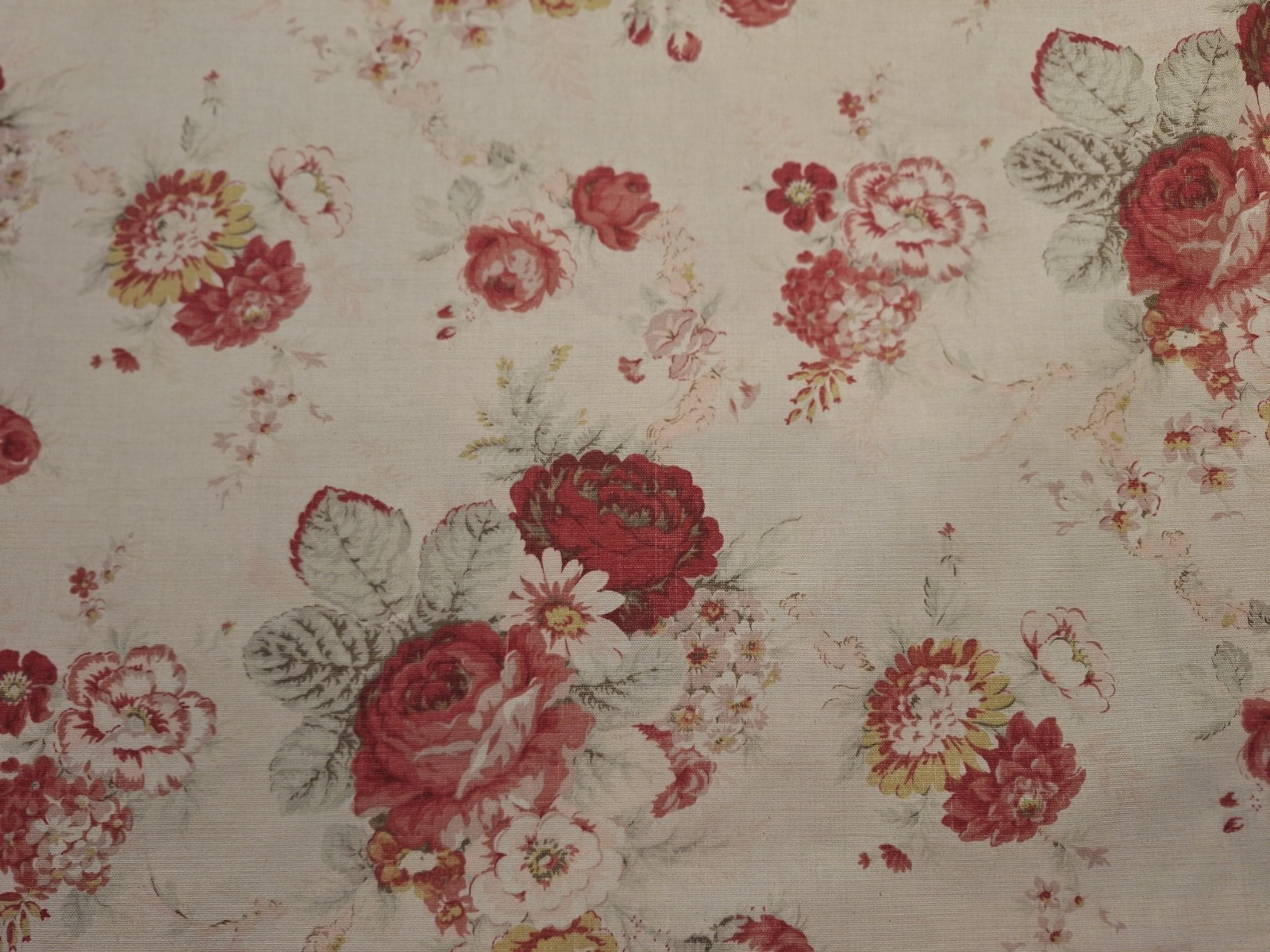 Waverly VINTAGE COLLECTION NORFOLK ROSE Cotton Fabric 56\ Waverly VINTAGE COLLECTION NORFOLK ROSE Cotton Fabric 56\