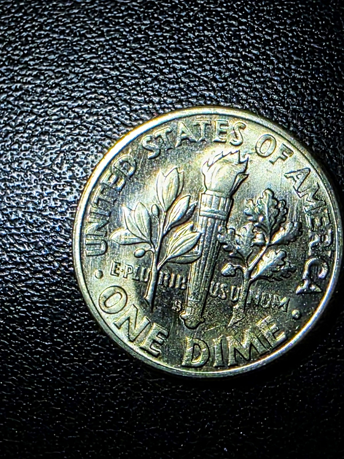 1949-S Full Bands Roosevelt Dime 10C Silver 0.9 Fineness Business Strike KM#140 1949-S Full Bands Roosevelt Dime 10C Silver 0.9 Fineness Business Strike KM#140