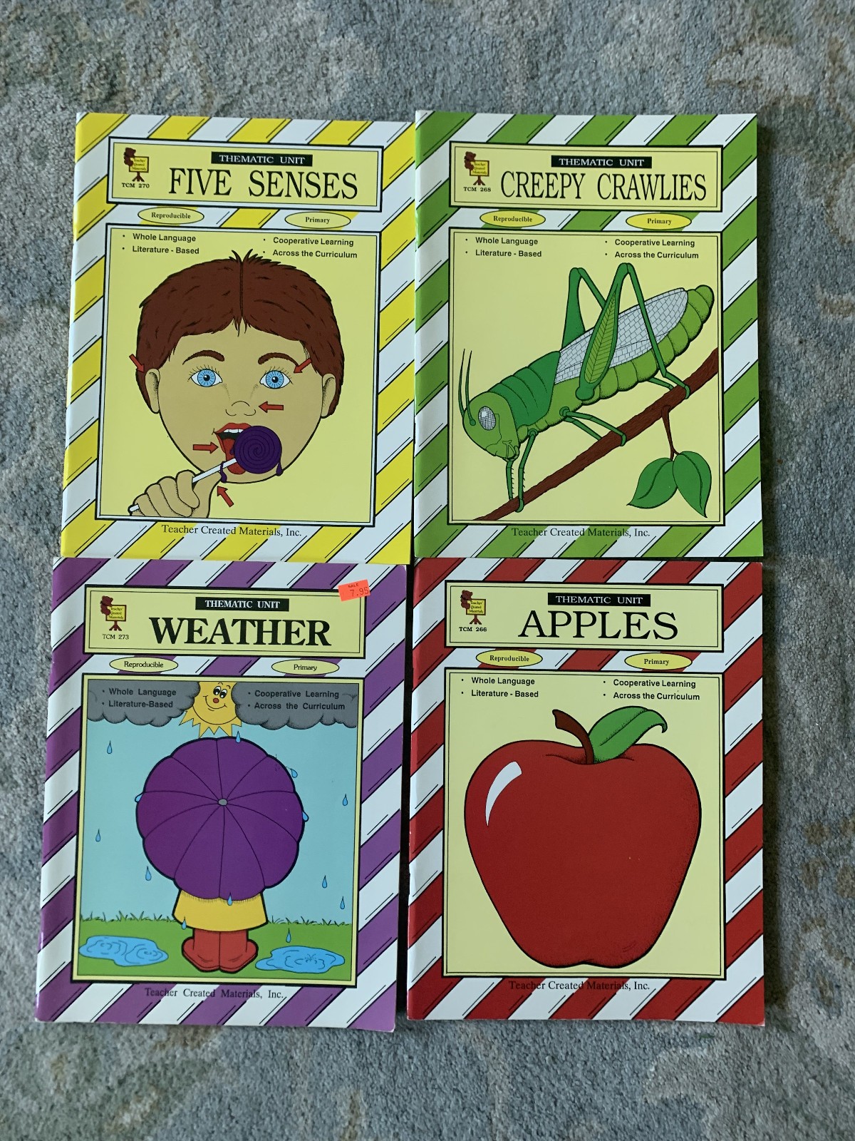 Vintage 90\'s Teacher Created Materials Primary Thematic Units 4 Books Homeschool Vintage 90\'s Teacher Created Materials Primary Thematic Units 4 Books Homeschool